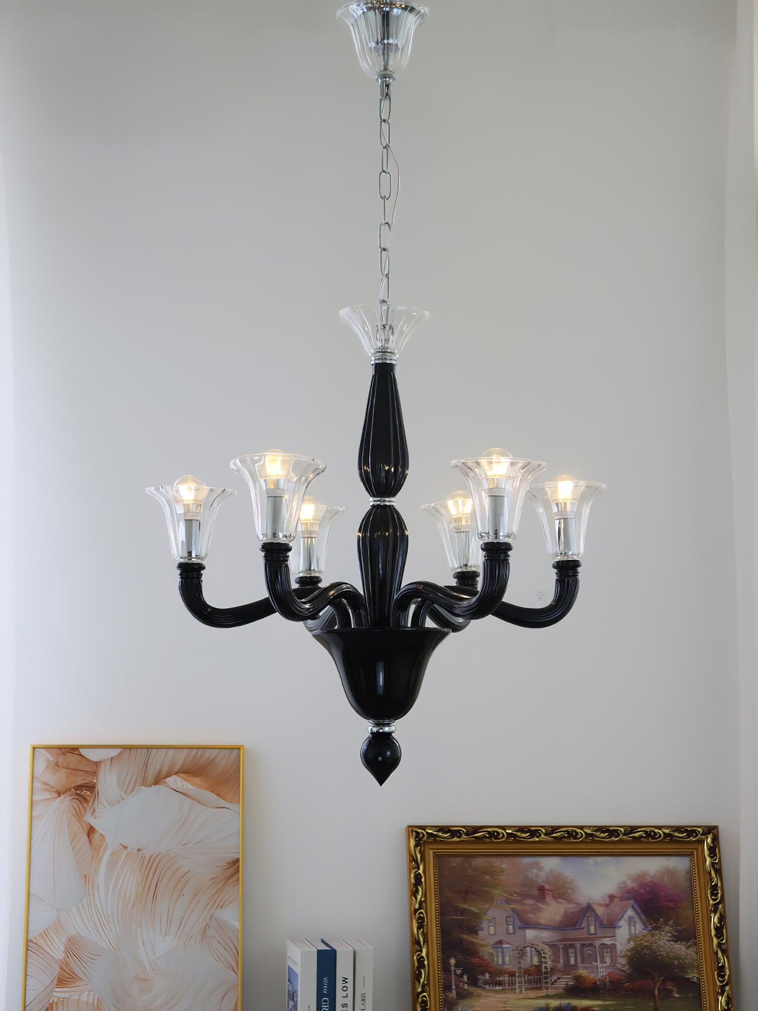 Ebony Elegance Chandelier