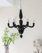 Ebony Elegance Chandelier