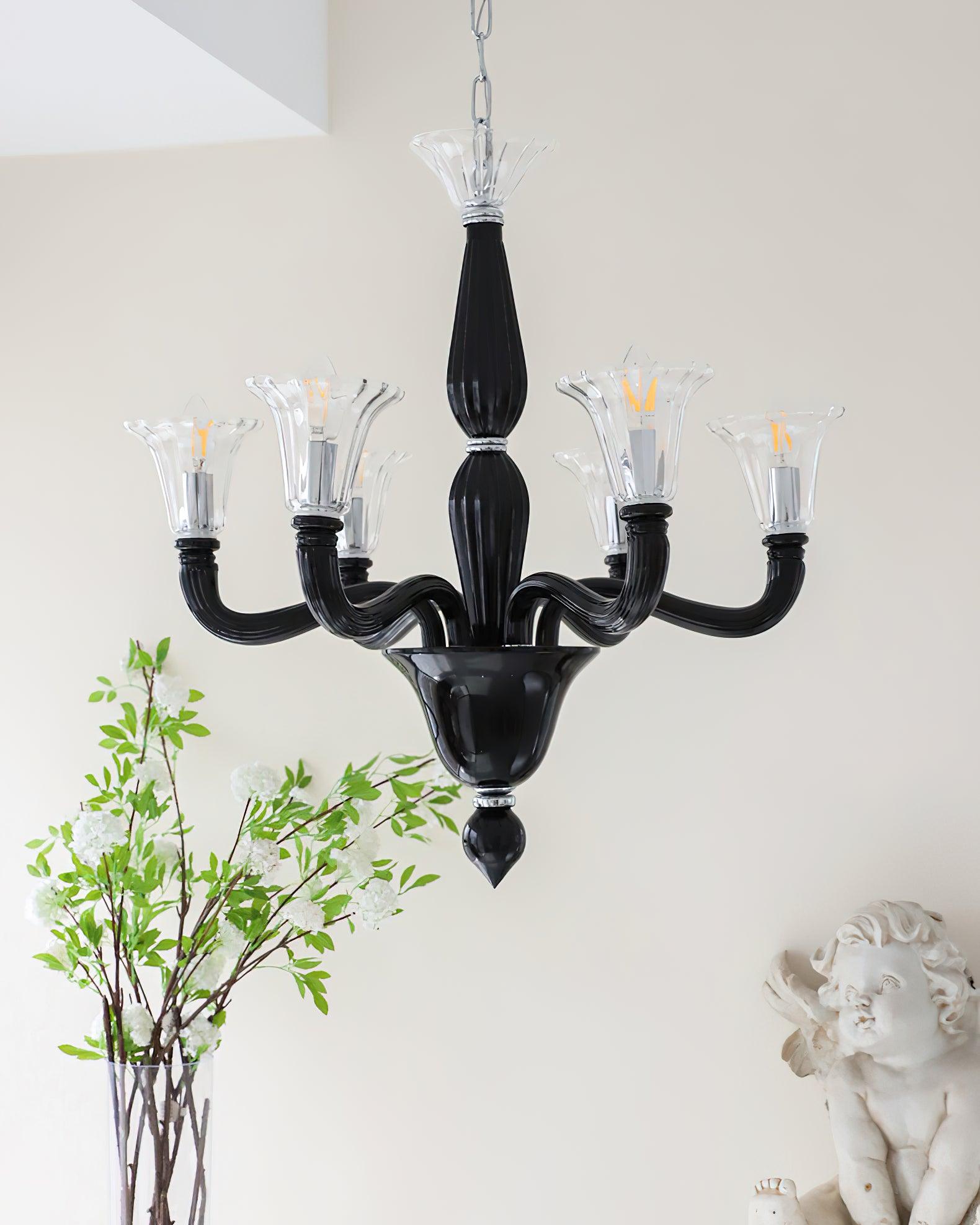 Ebony Elegance Chandelier