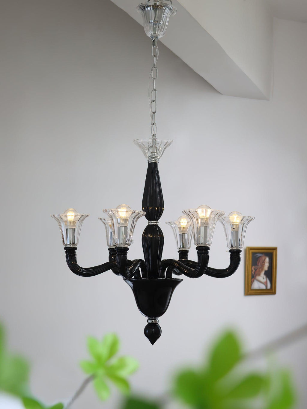 Ebony Elegance Chandelier