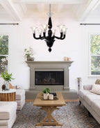 Ebony Elegance Chandelier