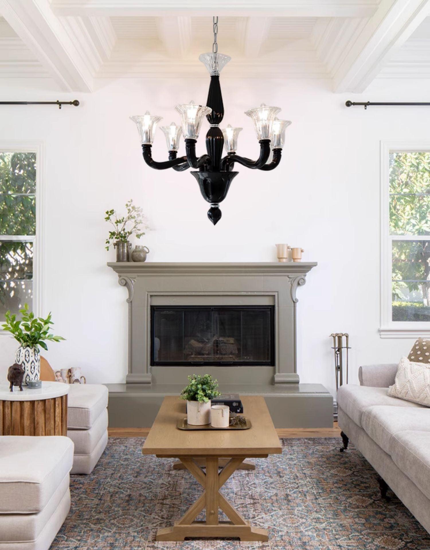 Ebony Elegance Chandelier