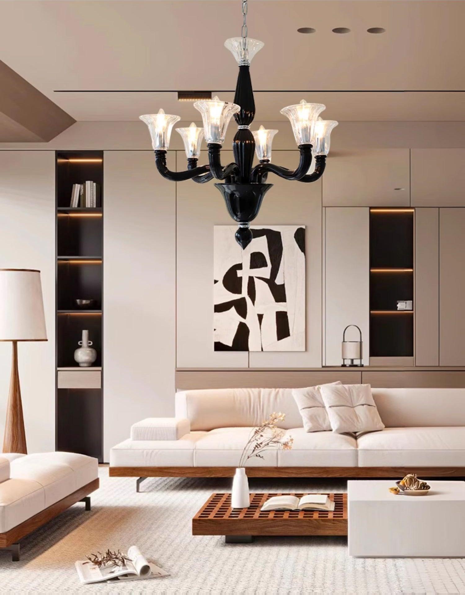 Ebony Elegance Chandelier