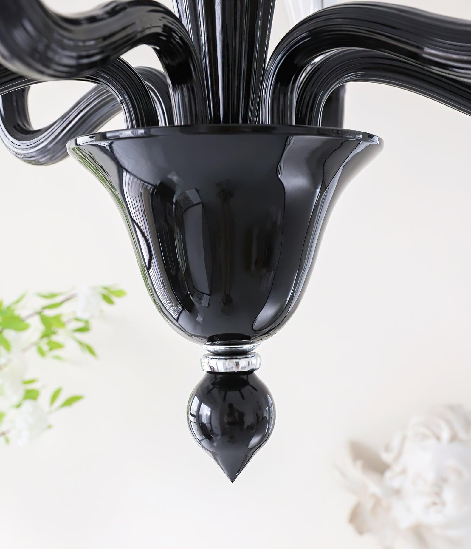 Ebony Elegance Chandelier