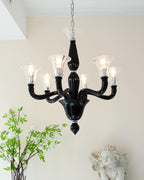 Ebony Elegance Chandelier