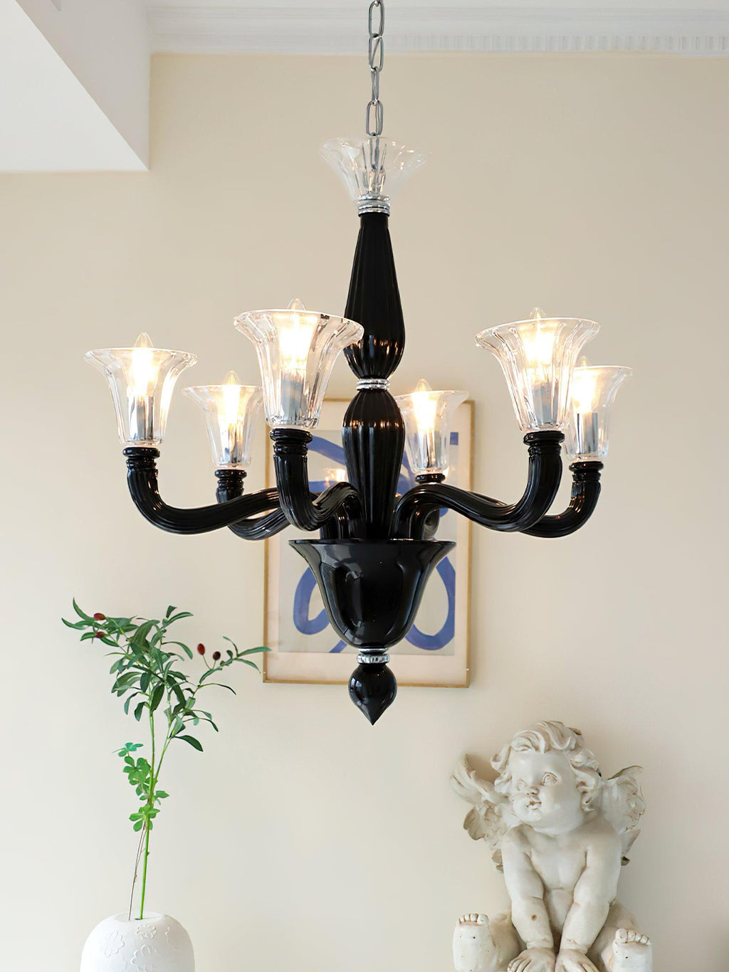 Ebony Elegance Chandelier