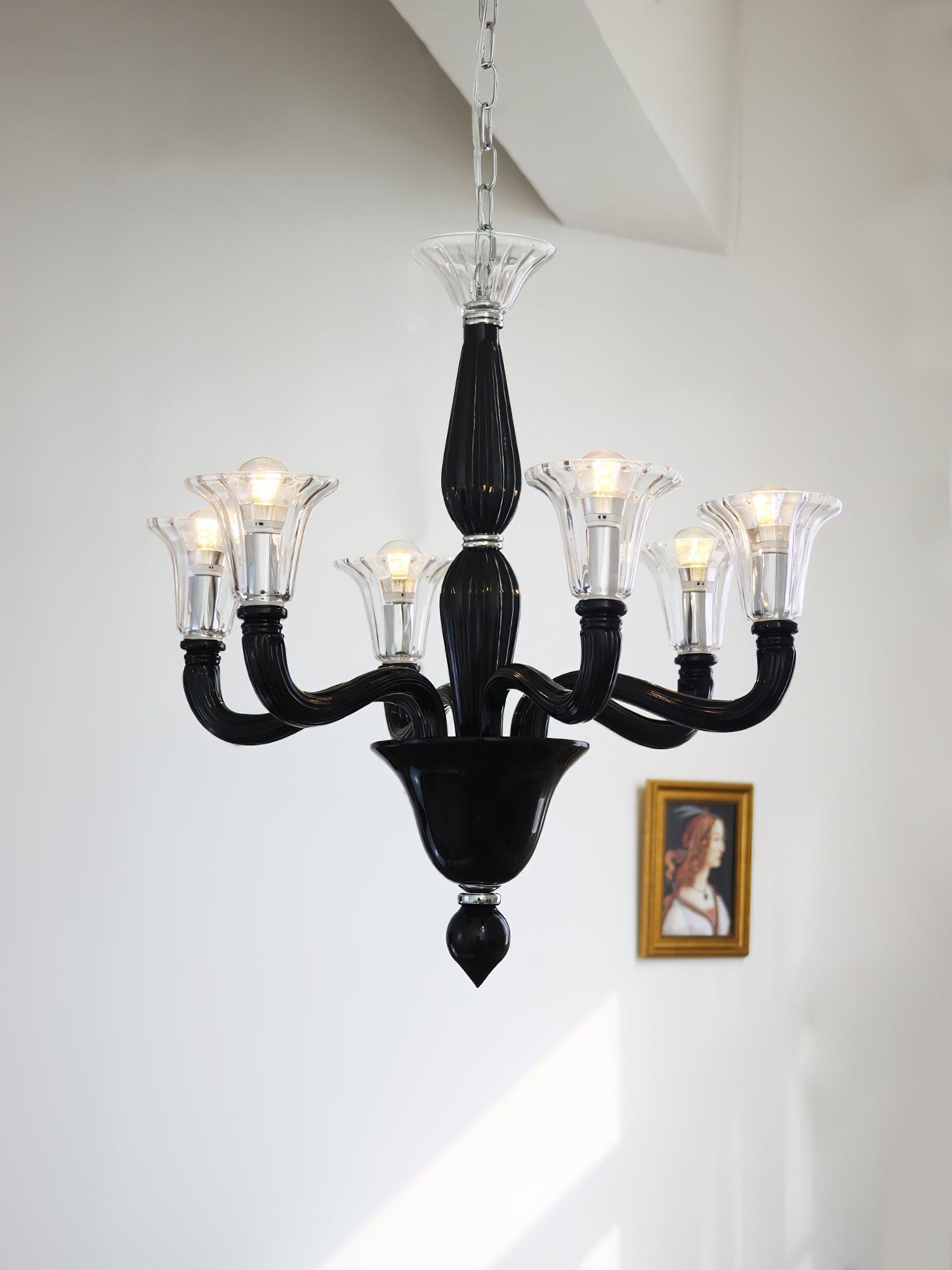 Ebony Elegance Chandelier