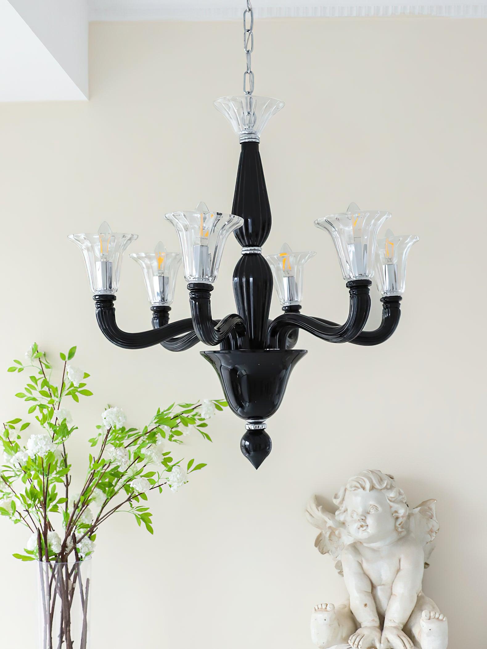 Ebony Elegance Chandelier