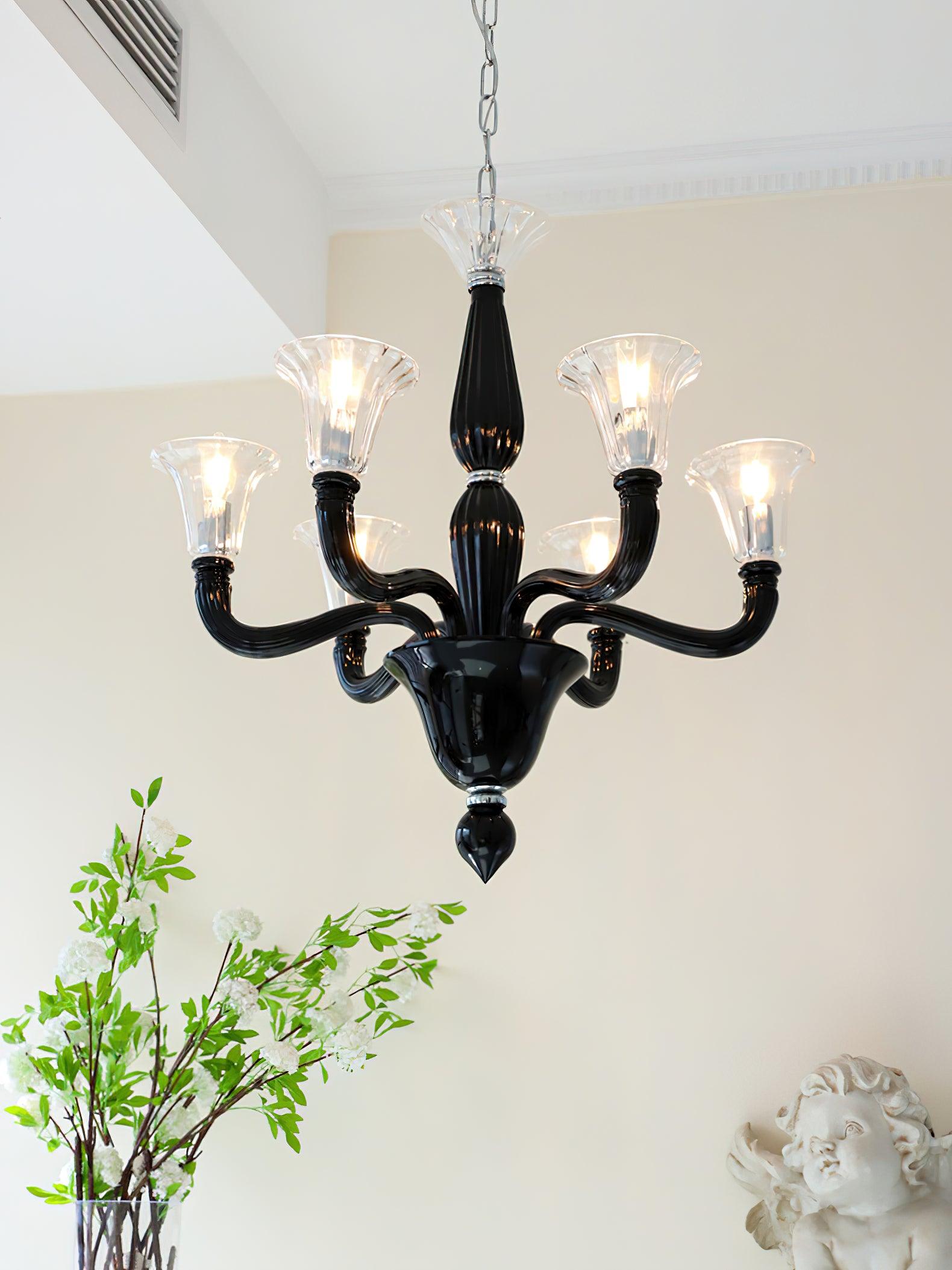 Ebony Elegance Chandelier