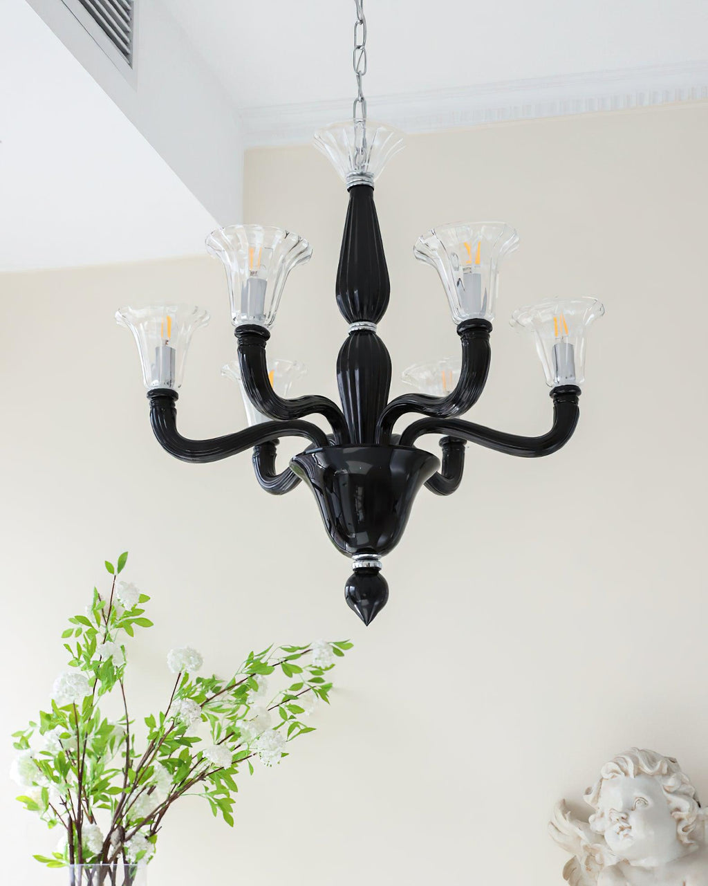 Ebony Elegance Chandelier