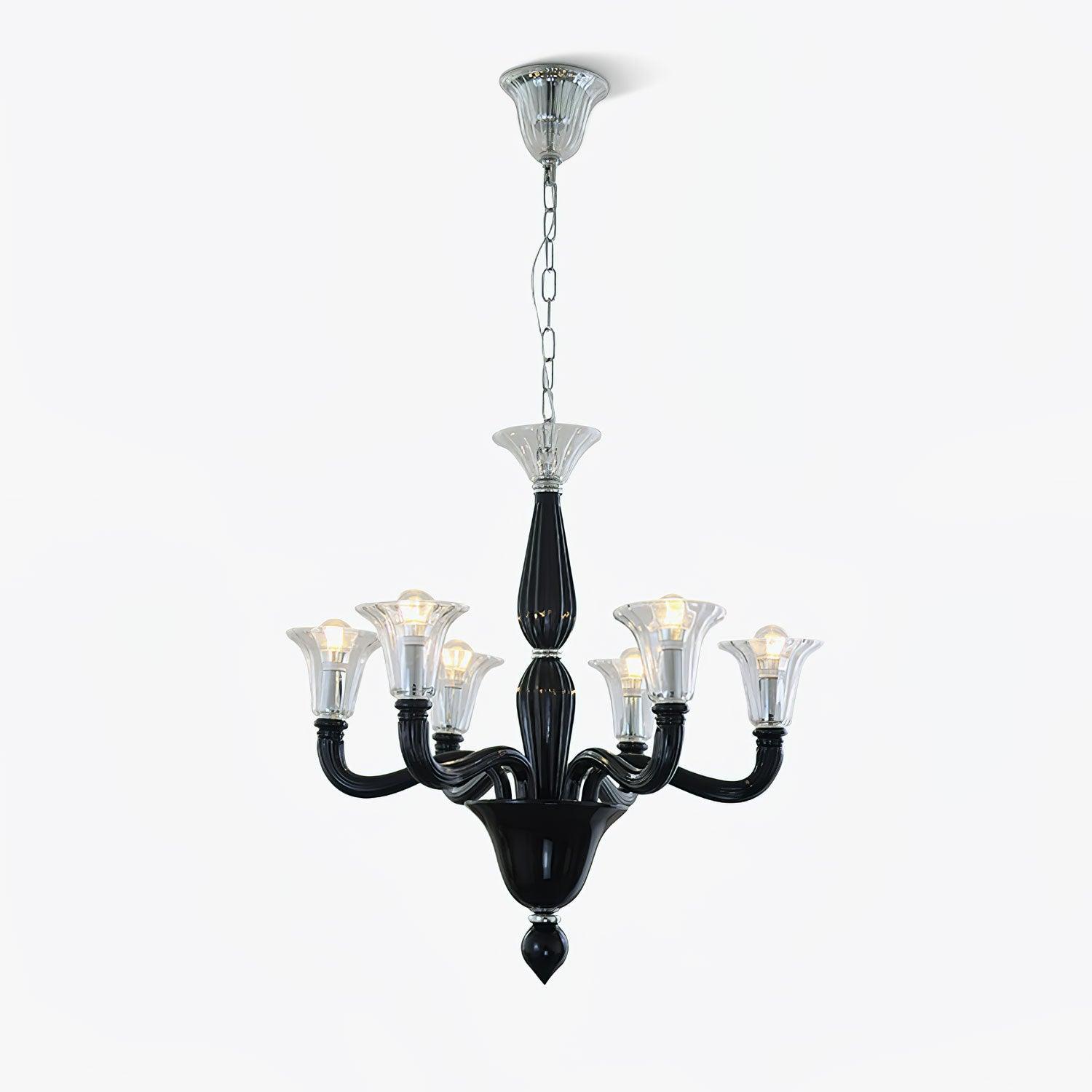 Ebony Elegance Chandelier