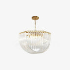 Cyrilla Curved Glass Chandelier