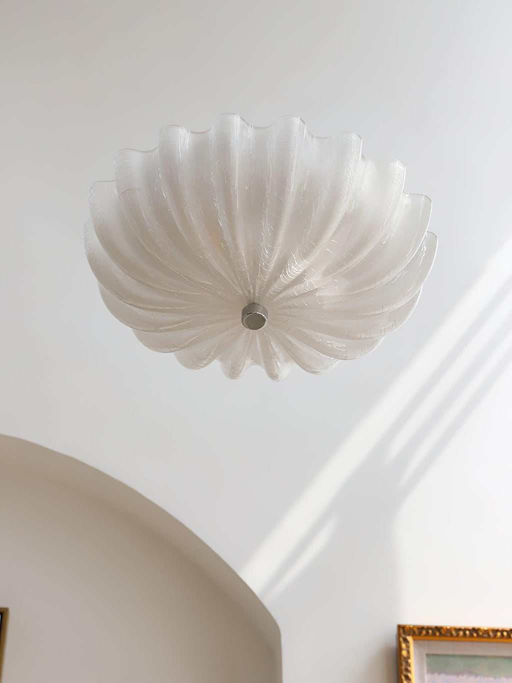 Luna Shell Glow Ceiling Lamp