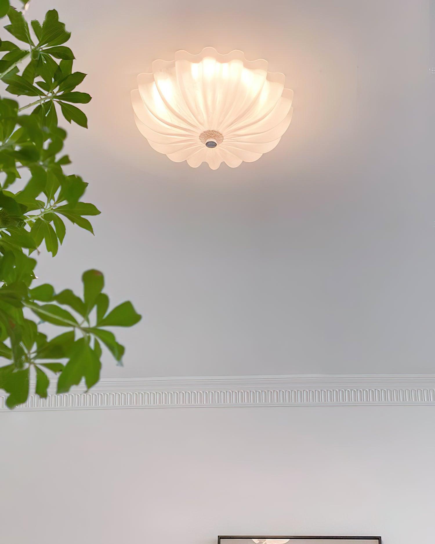 Luna Shell Glow Ceiling Lamp
