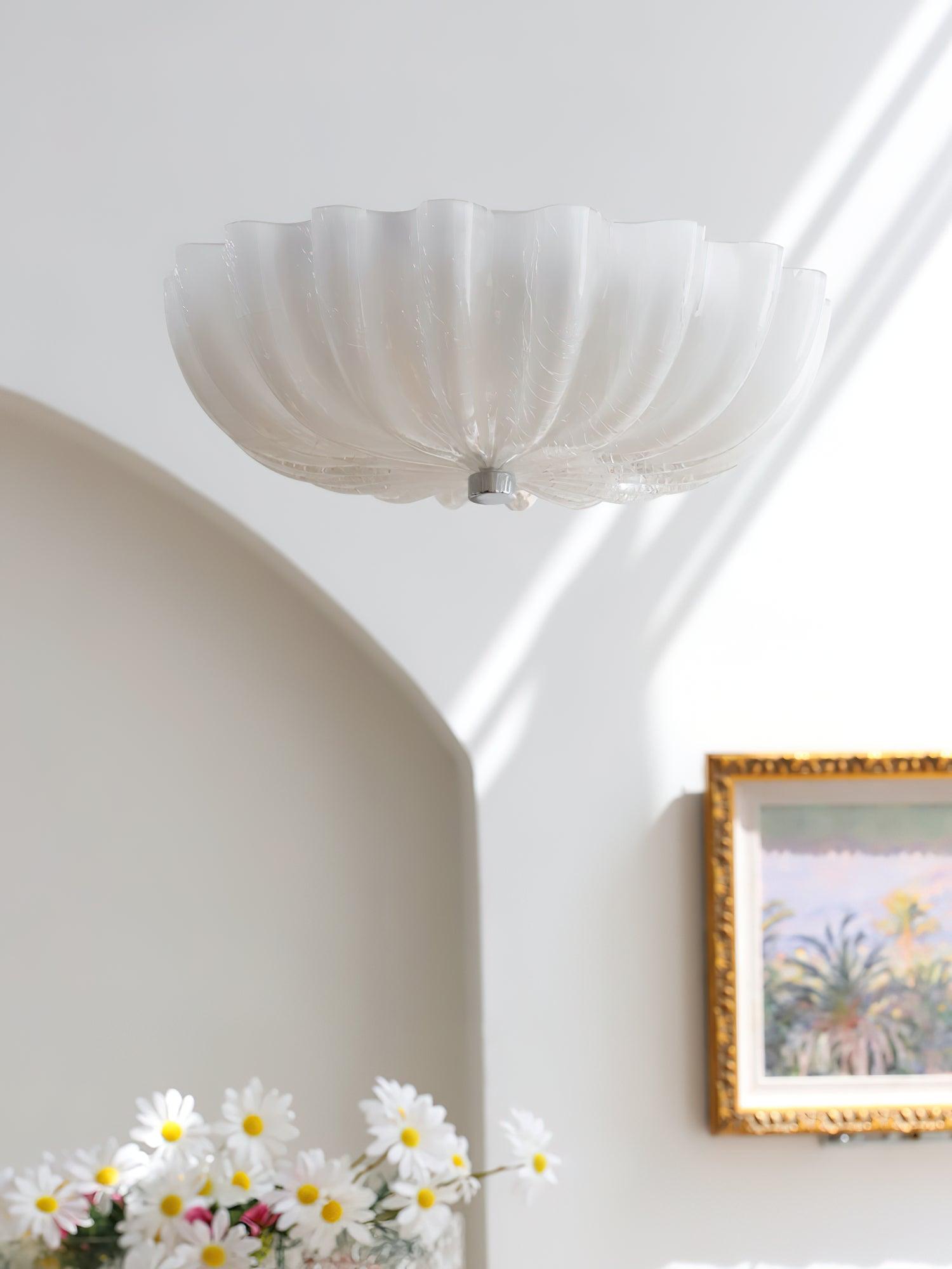 Luna Shell Glow Ceiling Lamp