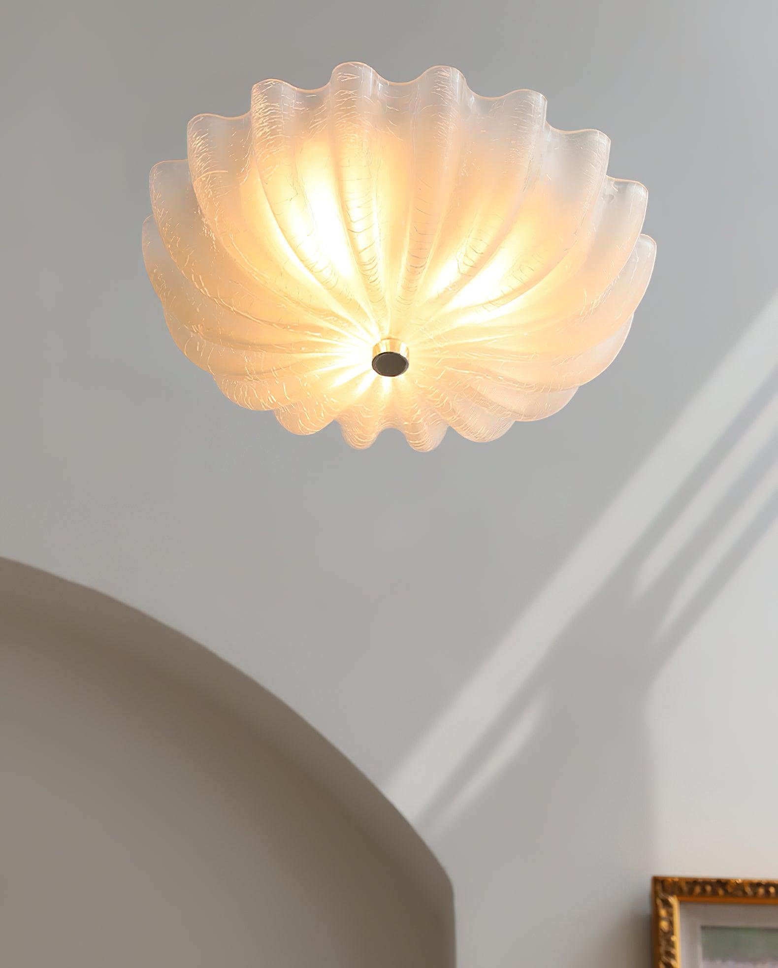 Luna Shell Glow Ceiling Lamp