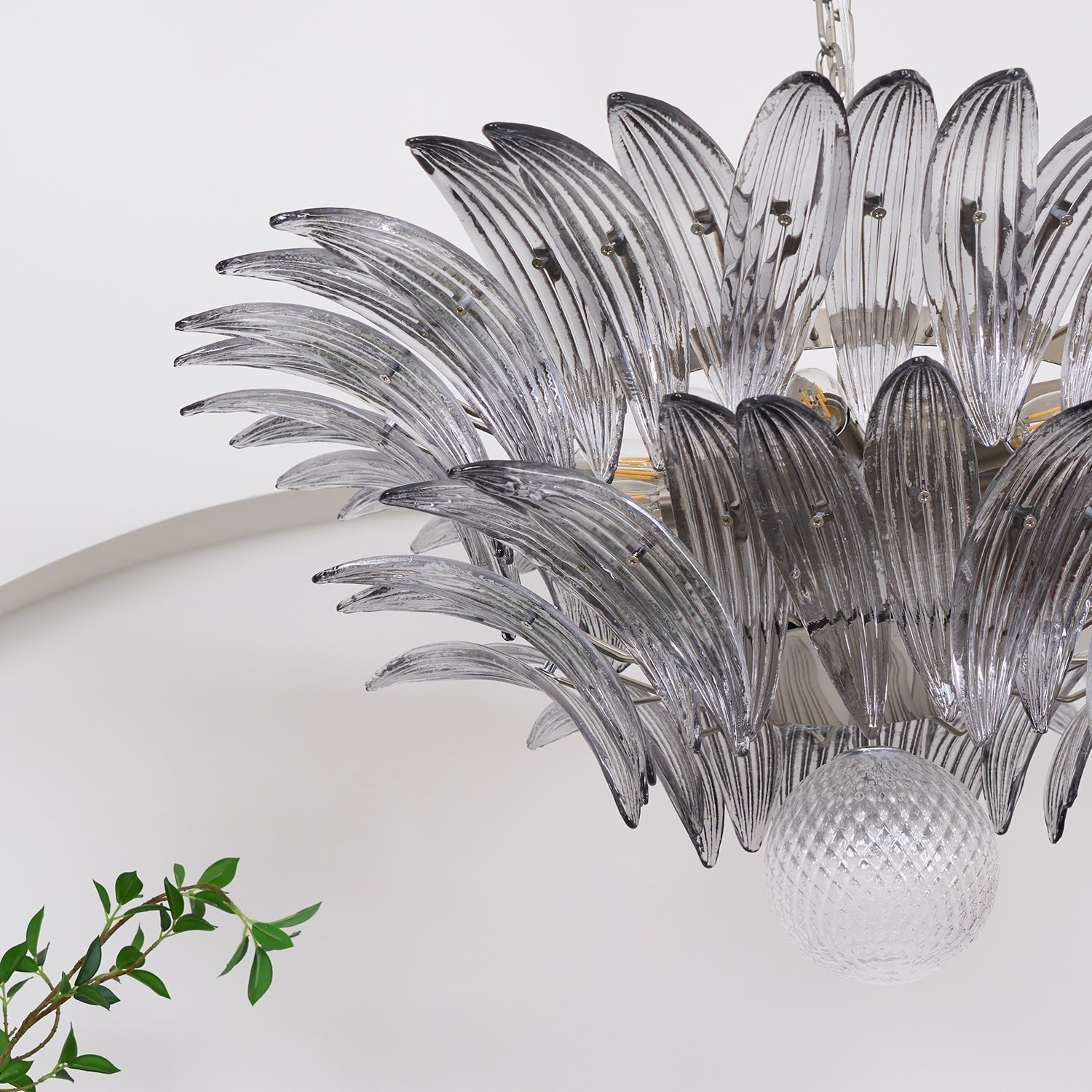 Murano Leaf Chandelier