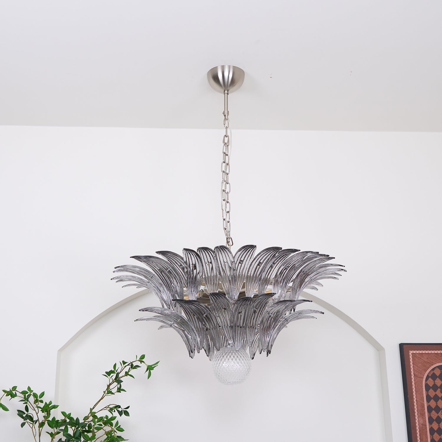 Murano Leaf Chandelier