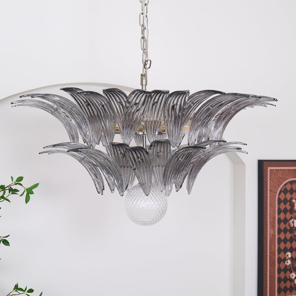Murano Leaf Chandelier