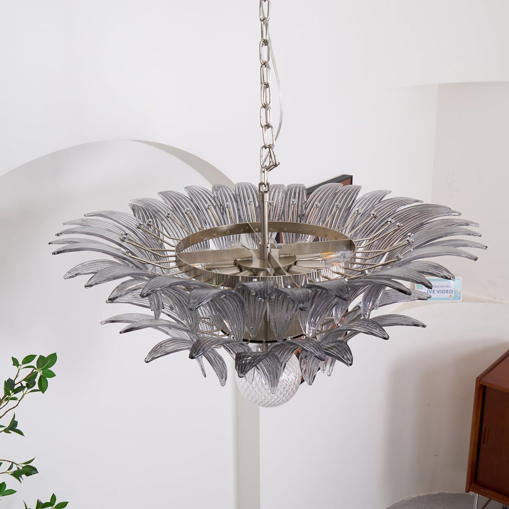 Murano Leaf Chandelier