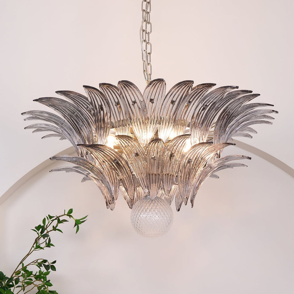 Murano Leaf Chandelier
