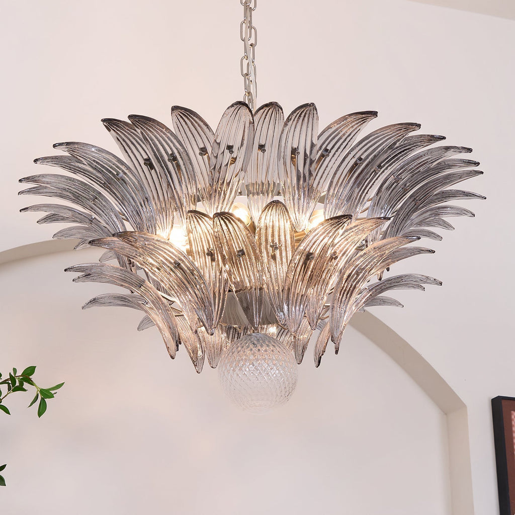 Murano Leaf Chandelier