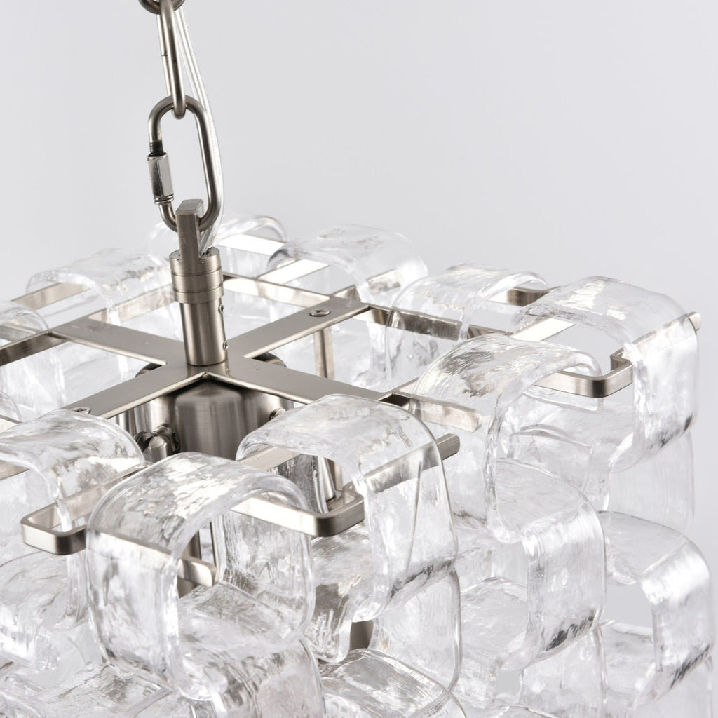 Lunaris Geometric Murano Chandelier