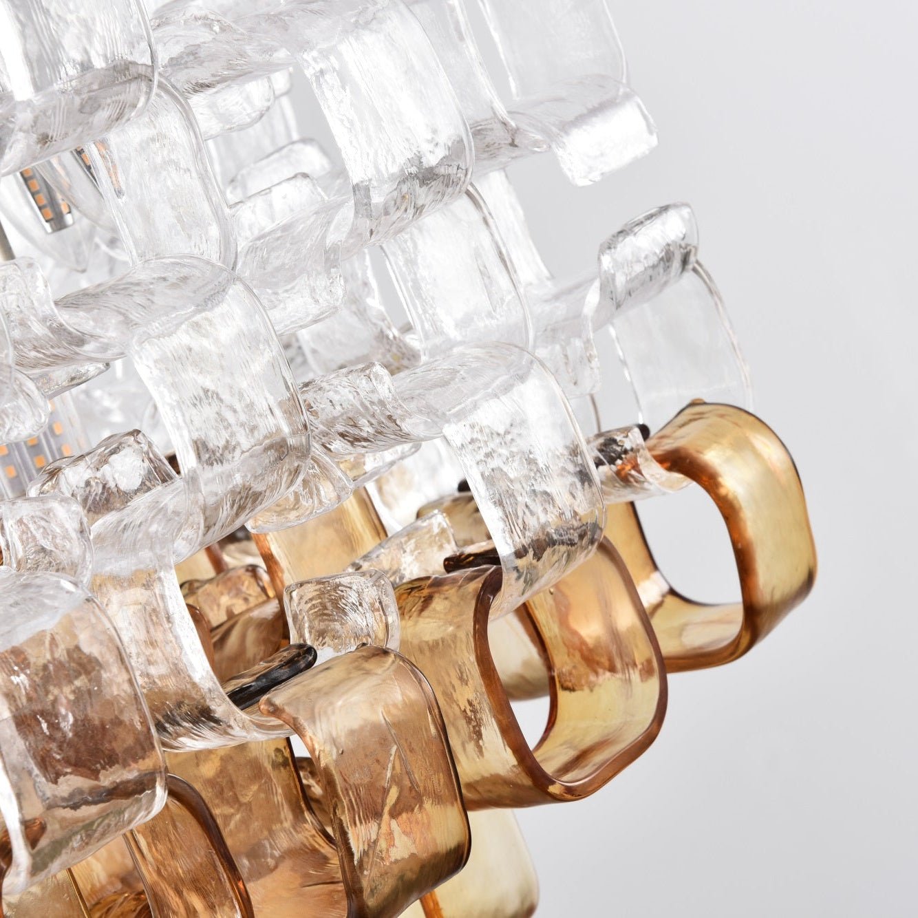 Lunaris Geometric Murano Chandelier