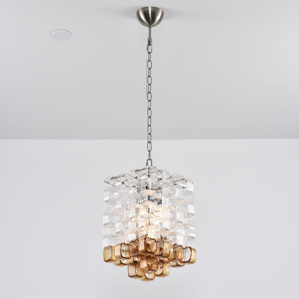 Lunaris Geometric Murano Chandelier