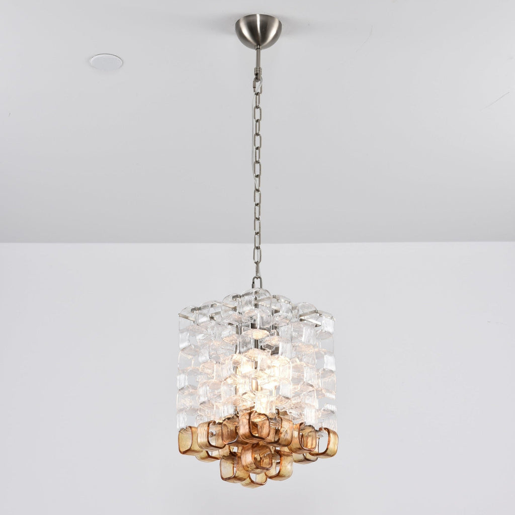 Lunaris Geometric Murano Chandelier
