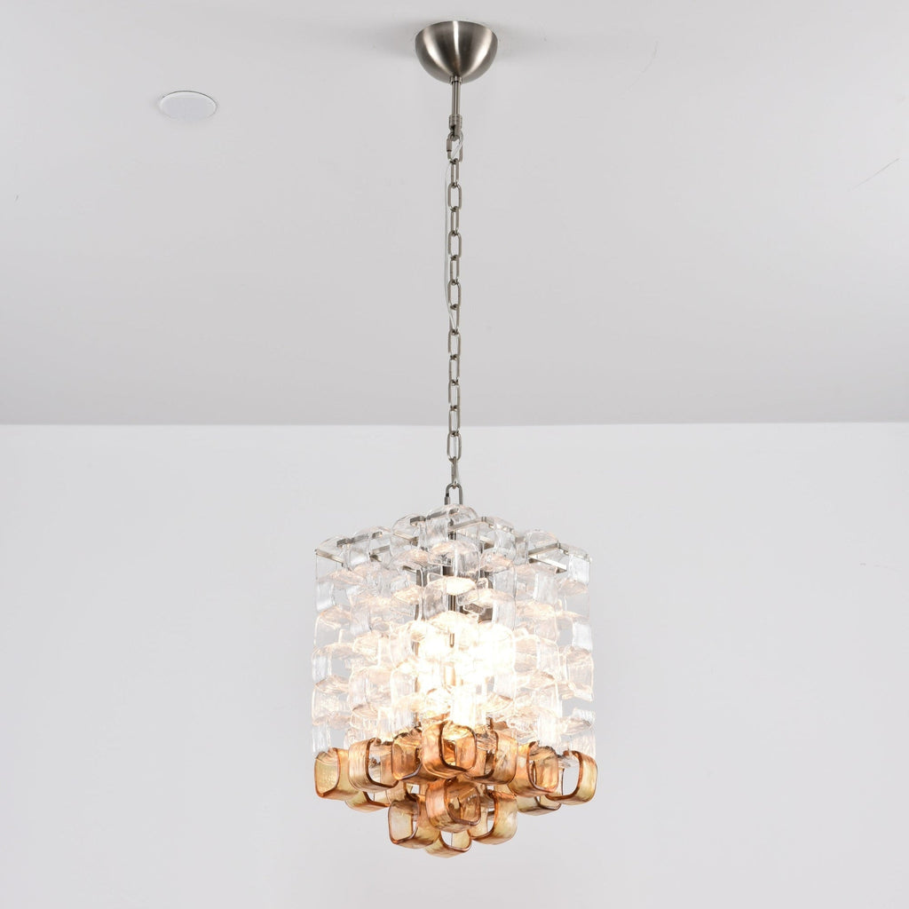 Lunaris Geometric Murano Chandelier