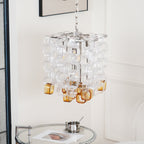 Lunaris Geometric Murano Chandelier