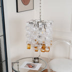 Lunaris Geometric Murano Chandelier