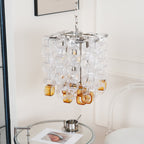 Lunaris Geometric Murano Chandelier
