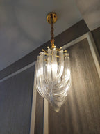 Cyrilla Curved Glass Chandelier