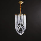 Cyrilla Curved Glass Chandelier