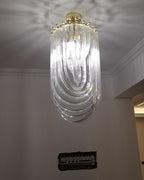 Cyrilla Curved Glass Chandelier