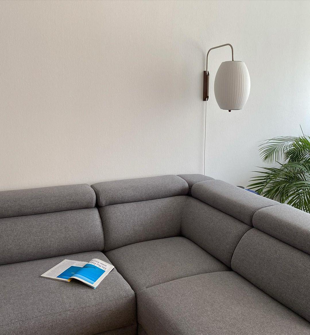 Mid-Century Lantern Wall Light
