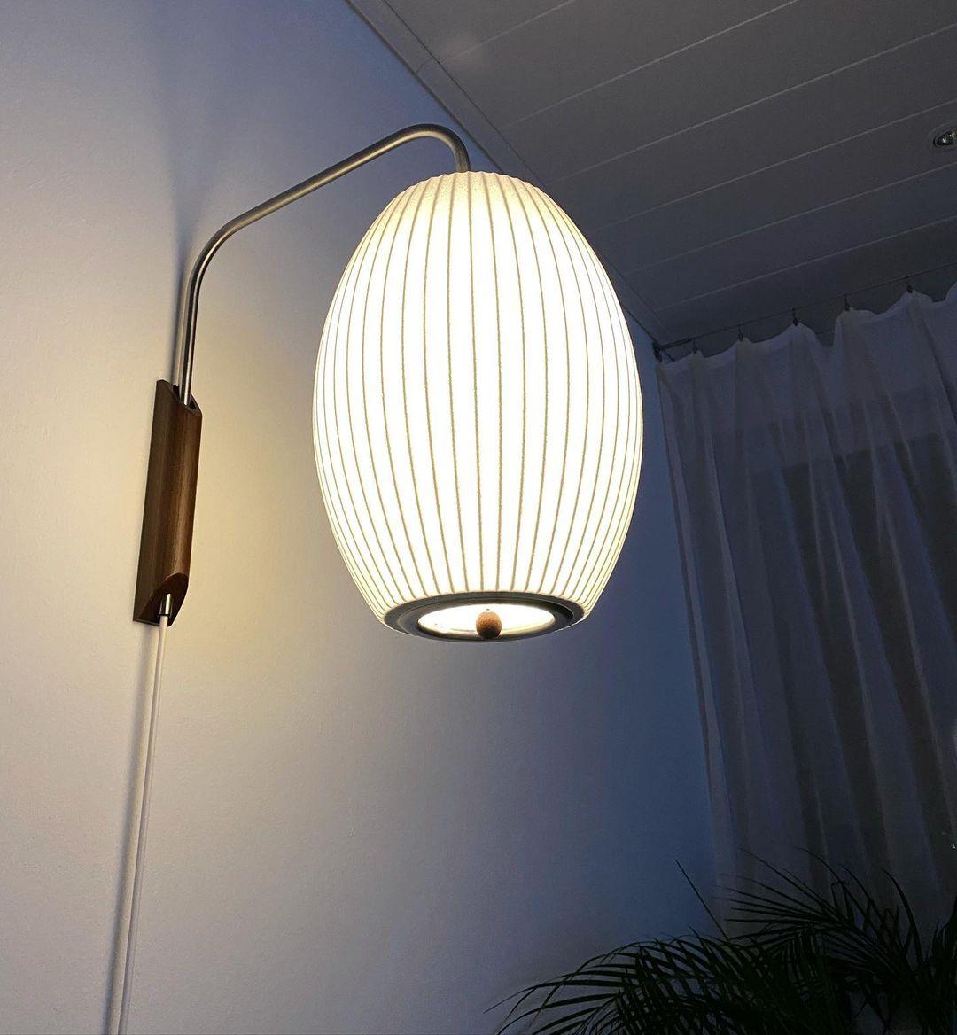 Mid-Century Lantern Wall Light