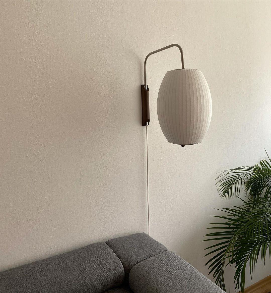 Mid-Century Lantern Wall Light