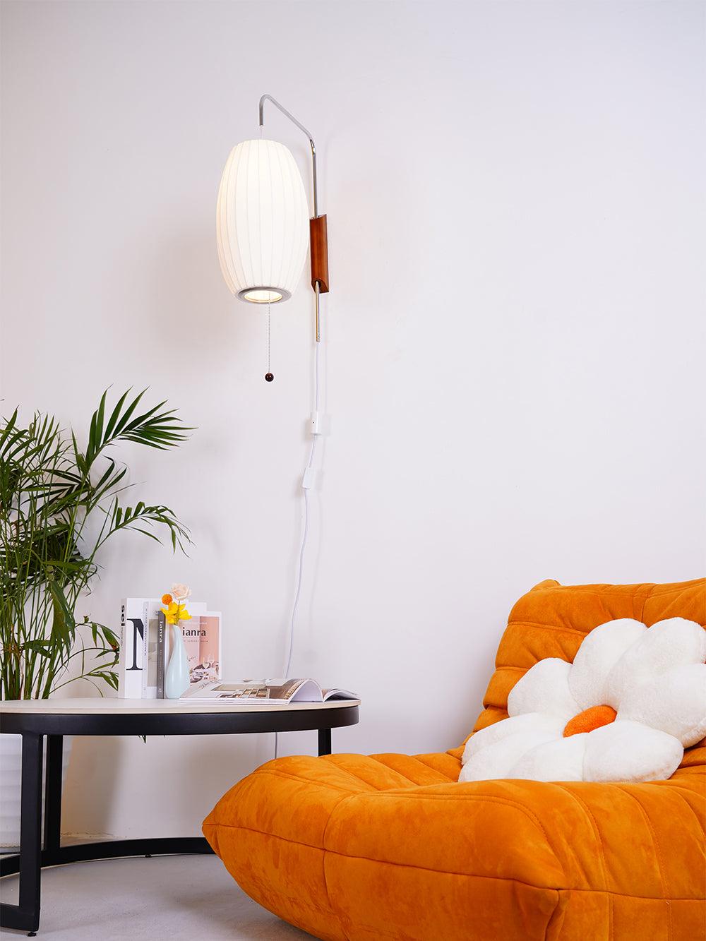 Mid-Century Lantern Wall Light