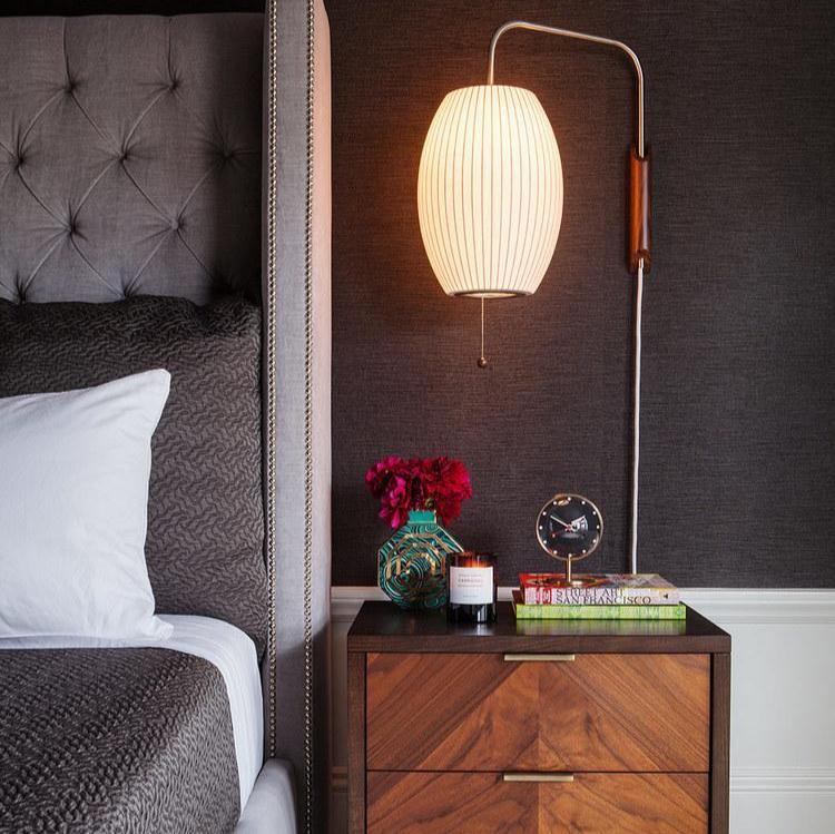 Mid-Century Lantern Wall Light