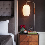 Mid-Century Lantern Wall Light