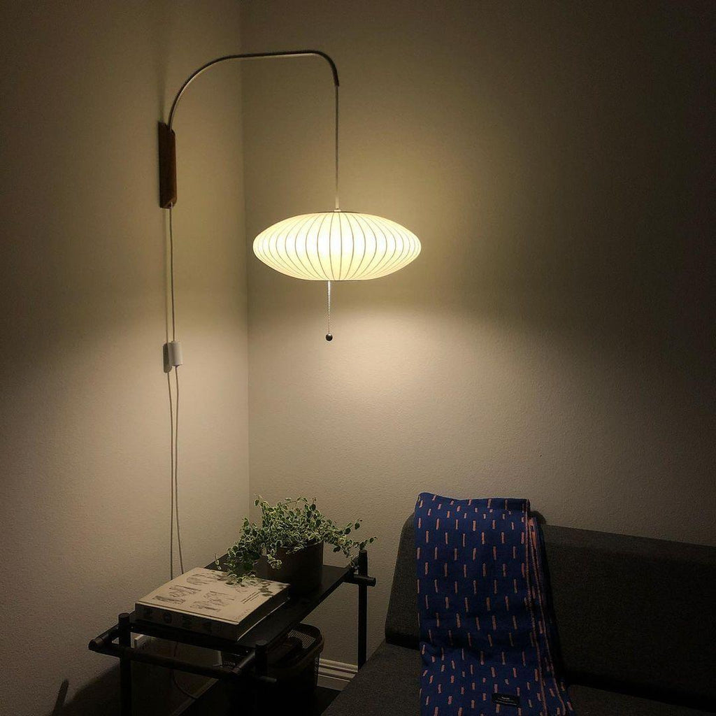 Mid-Century Lantern Wall Light