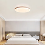 Lunara Travertine Flush Ceiling Light