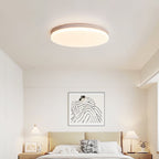 Lunara Travertine Flush Ceiling Light