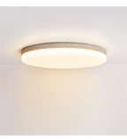 Lunara Travertine Flush Ceiling Light