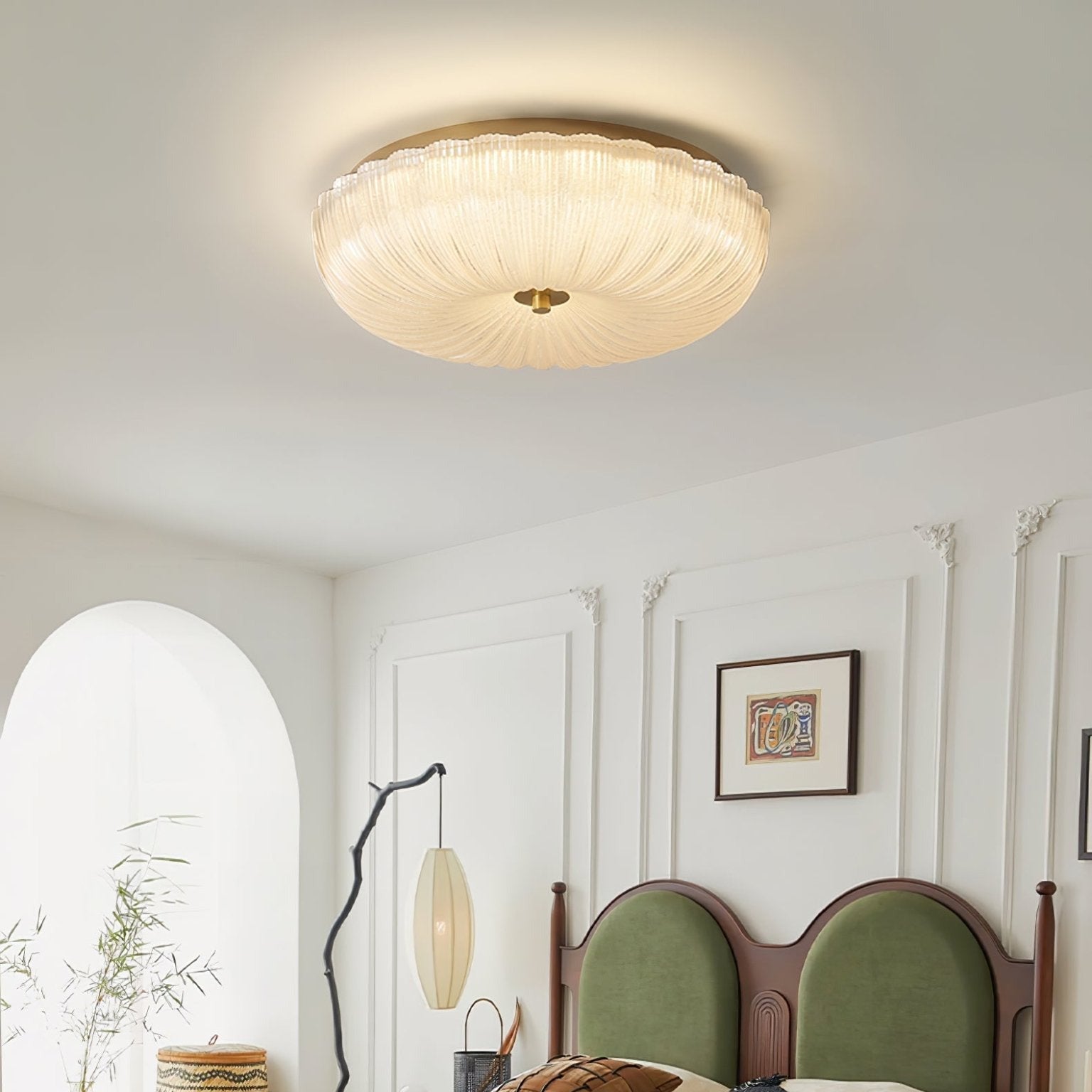 Lumeo Ripple Glass Ceiling Light