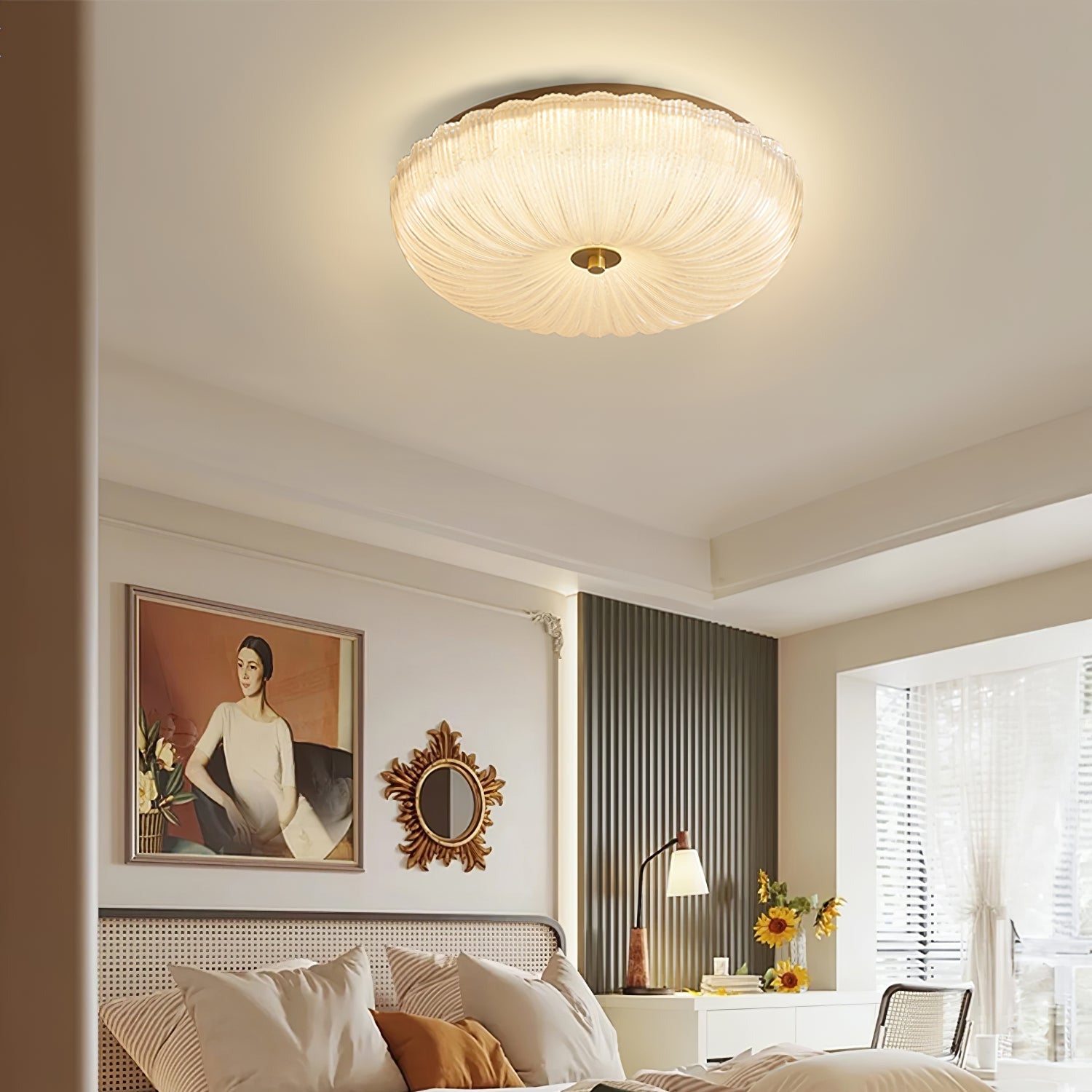 Lumeo Ripple Glass Ceiling Light