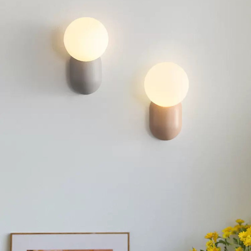 Liora Resin & Glass Wall Lamp